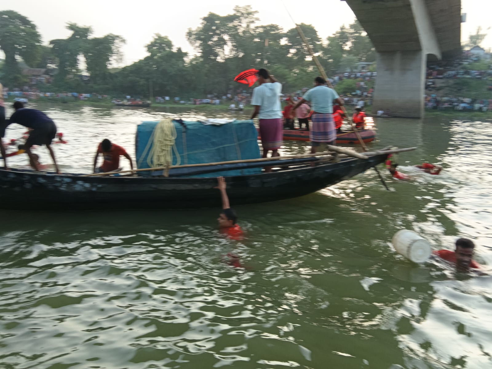 Some Glimpses of the rescue operation.